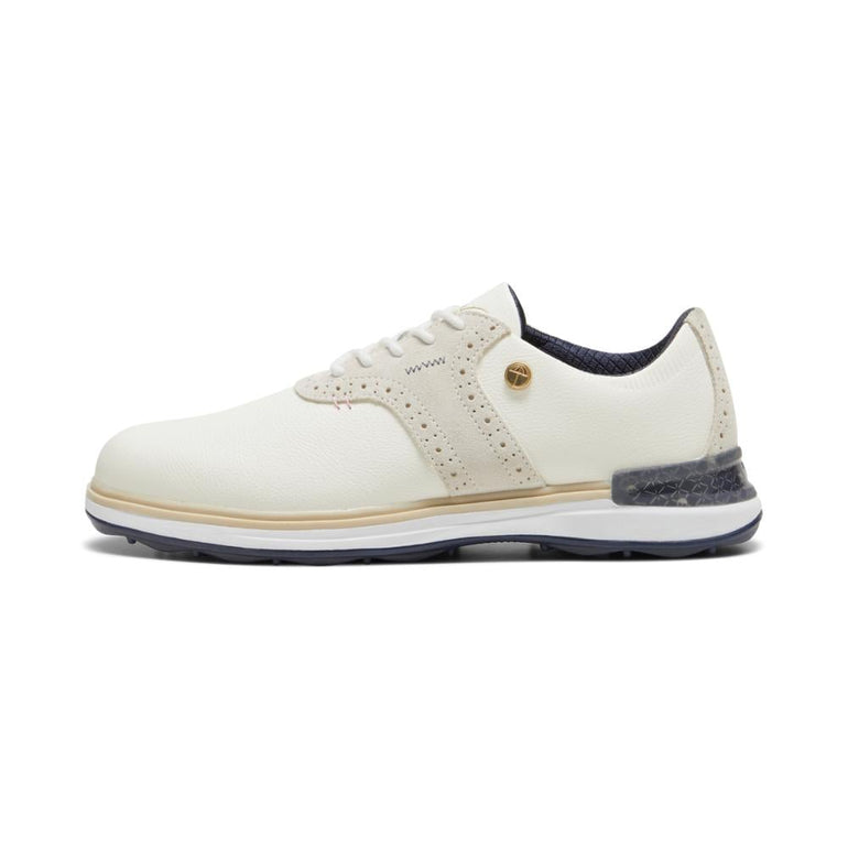 Puma Men's Arnold Palmer Avant Golf Shoe 24 - White/Deep Navy/Pink