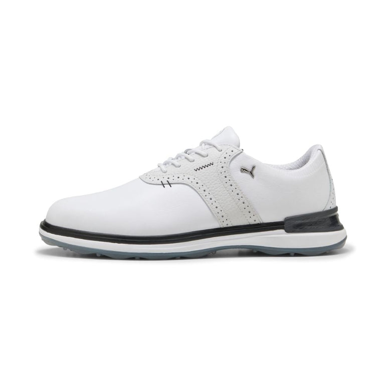 Puma Men's Avant Golf Shoe 25 - White/Ash Gray/Black