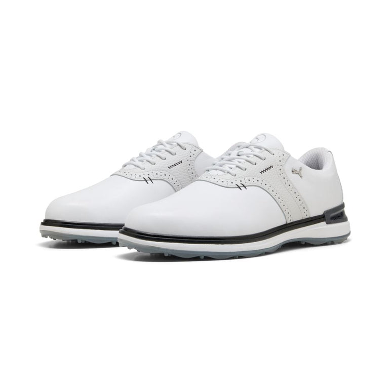 Puma Men's Avant Golf Shoe 25 - White/Ash Gray/Black