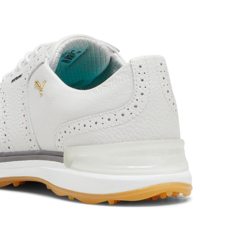 Puma Men's Avant Wingtip Spikeless Golf Shoe 24 - Feather Gray/Slate Gray