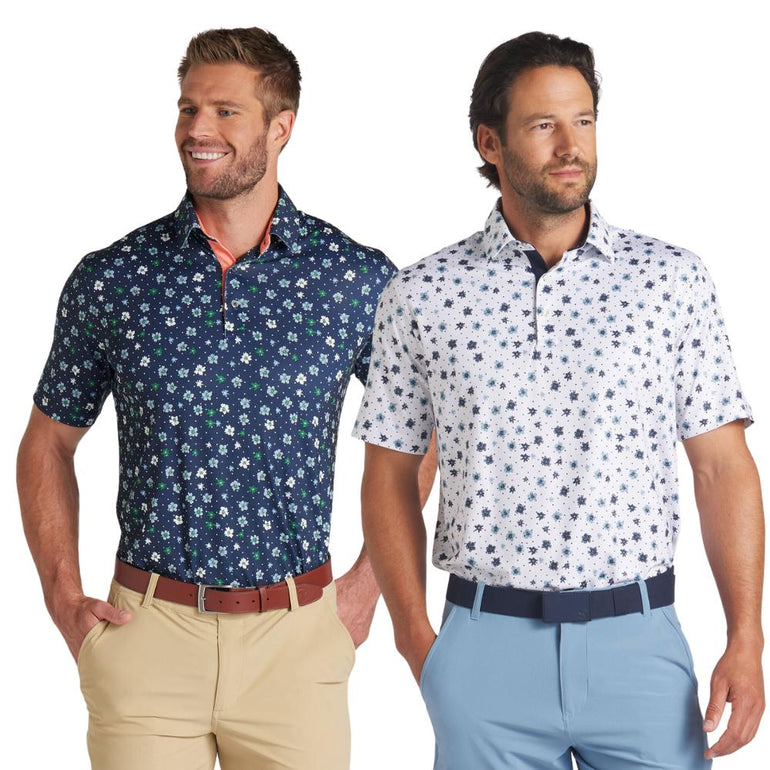 Puma Men's Cloudspun Floral Polo 24