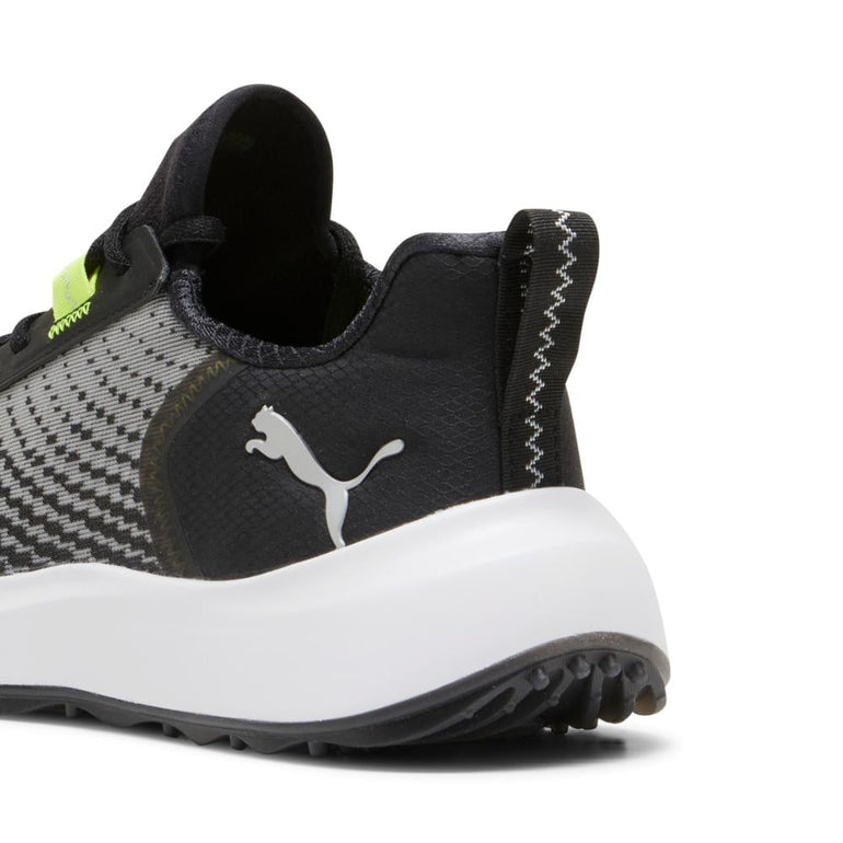 Puma Men's Fusion Crush Sport Spikeless Golf Shoe 24 - Black/Electric Lime