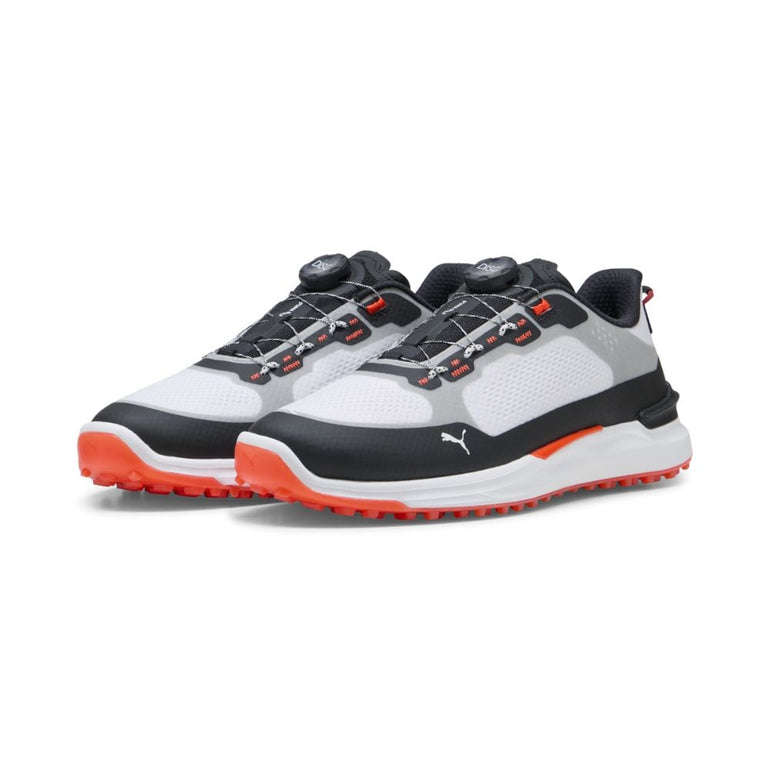 Puma Men's Ignite Elevate 2 DISC Golf Shoe 25 - Puma White/Puma Black