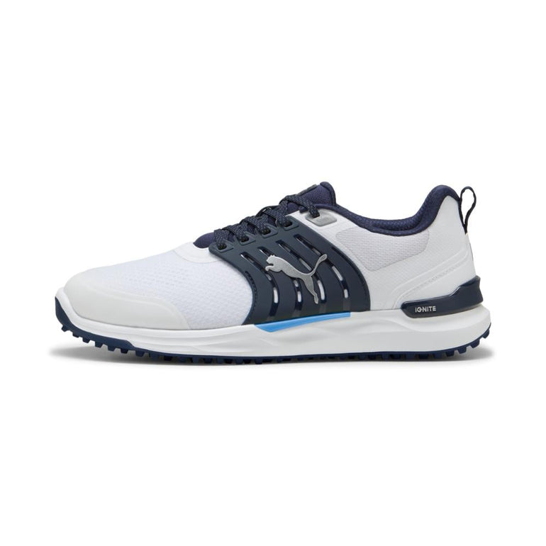 Puma Men's Ignite Elevate X Golf Shoe 25 - Puma White/Deep Navy