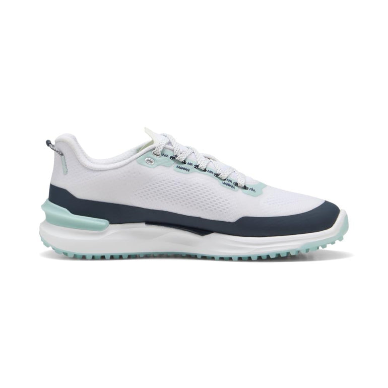 Puma Men's Ignite Elevate X Golf Shoe 25 - Puma White/Deep Navy/Mint