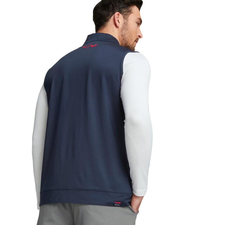 Puma Men's Volition Camo Cover Full Zip Vest 24