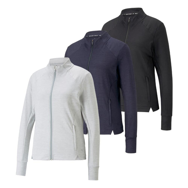 Puma Women's Cloudspun Heather Full Zip Jacket 24
