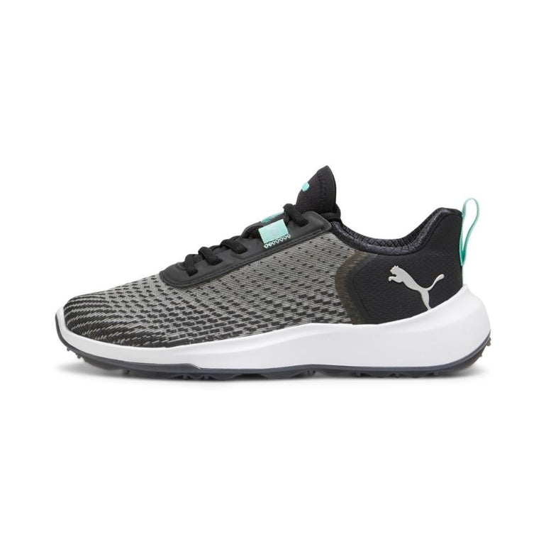 Puma Women's Fusion Crush Sport Spikeless Golf Shoe 24 - Black/Mint