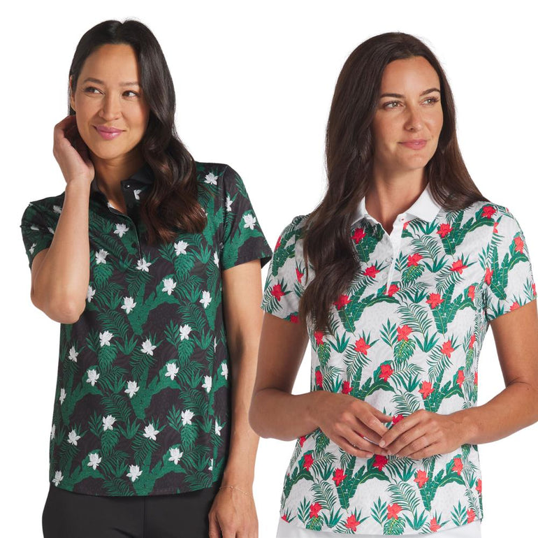 Puma Women's Mattr Tropic Short Sleeve Polo 24