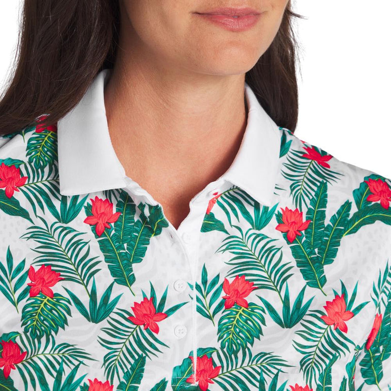 Puma Women's Mattr Tropic Short Sleeve Polo 24