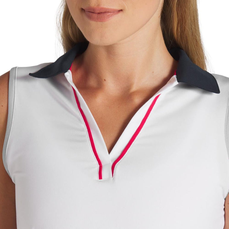 Puma Women's X Volition Coast Piped Sleeveless Polo 24