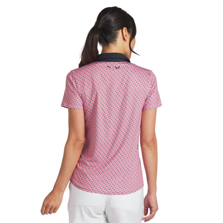 Puma Women's X Volition Multi Flag Short Sleeve Polo 24