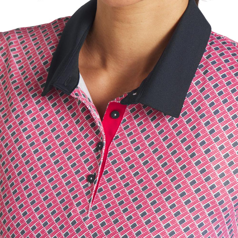 Puma Women's X Volition Multi Flag Short Sleeve Polo 24