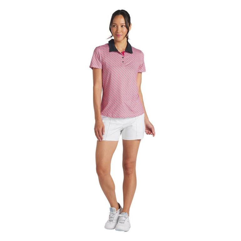 Puma Women's X Volition Multi Flag Short Sleeve Polo 24