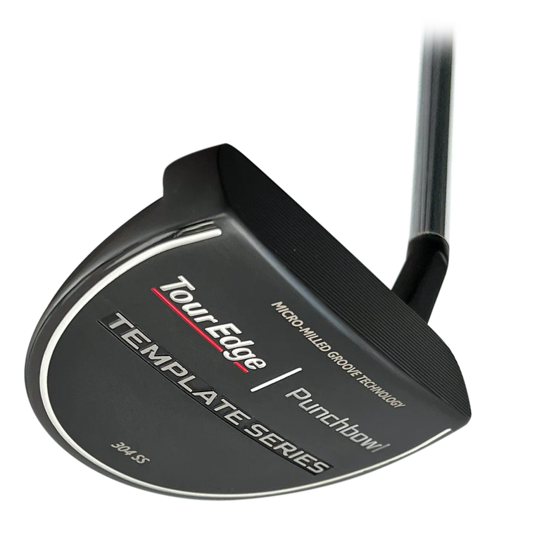 Tour Edge Pure Feel Template Black Punchbowl Putter 2024