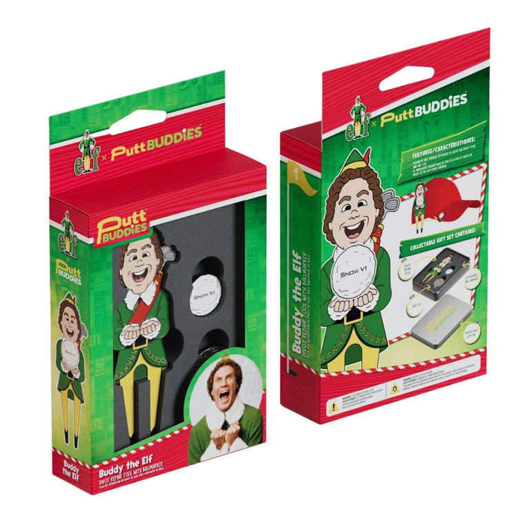 Putt Buddies Buddy the Elf divot tool w/ SnowV1 Ball Marker