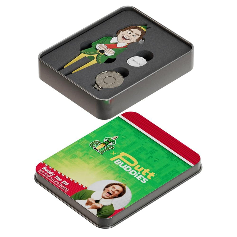 Putt Buddies Buddy the Elf divot tool w/ SnowV1 Ball Marker
