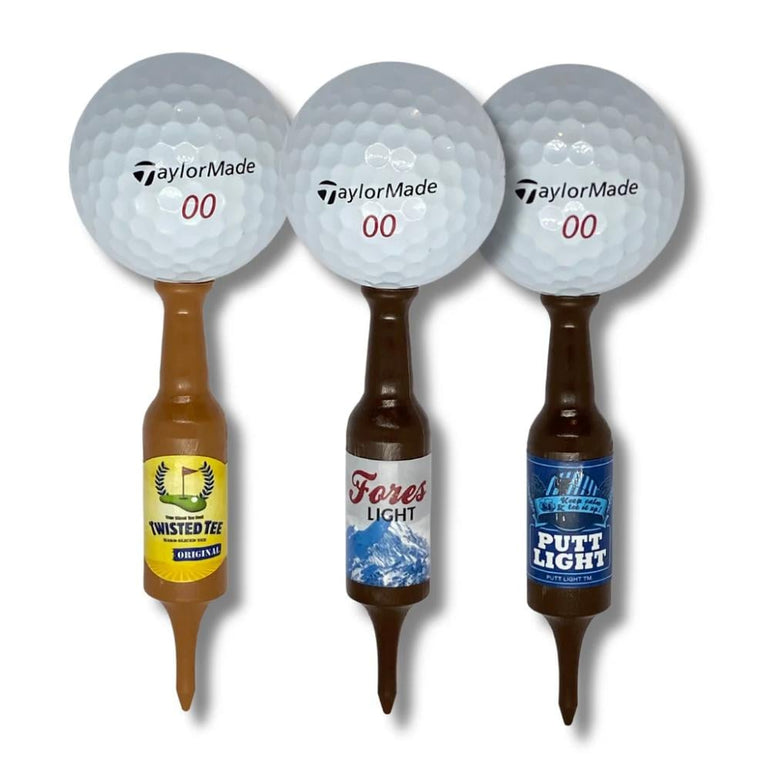 Putt Light Beer Bottle Golf Tee (Variety Pack #1)