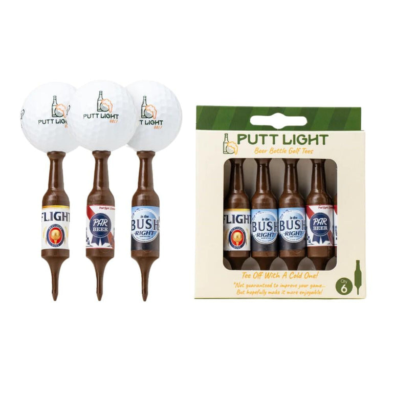 Putt Light Beer Bottle Golf Tee (Variety Pack #2)