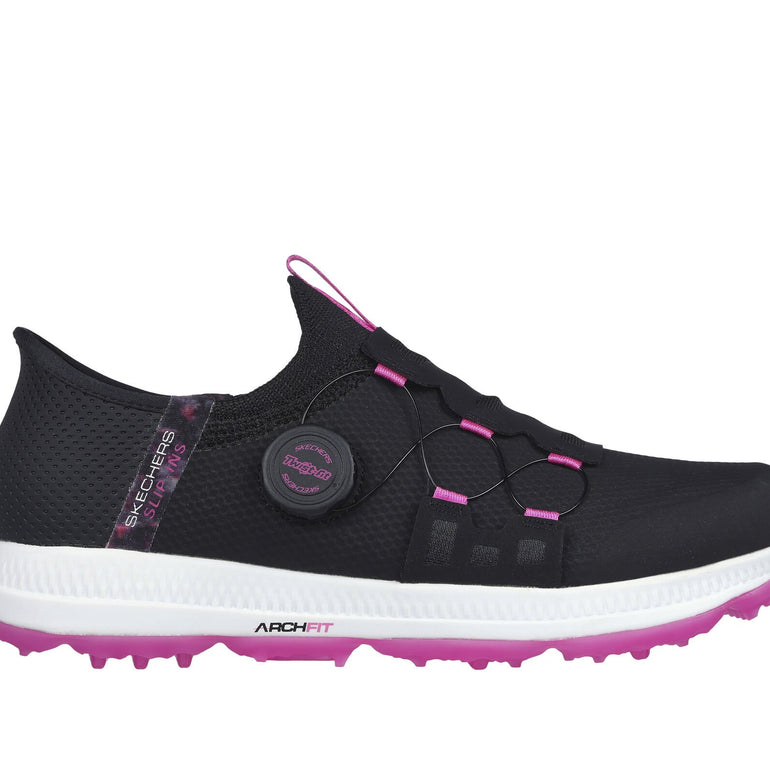 Skechers Women's Slip-ins: GO GOLF Elite 5 Golf Shoe - Black/Pink