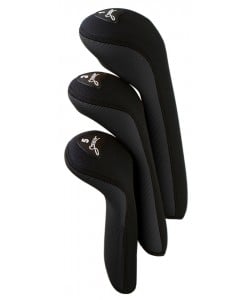 Stealth Set of 3 Headcovers - Black