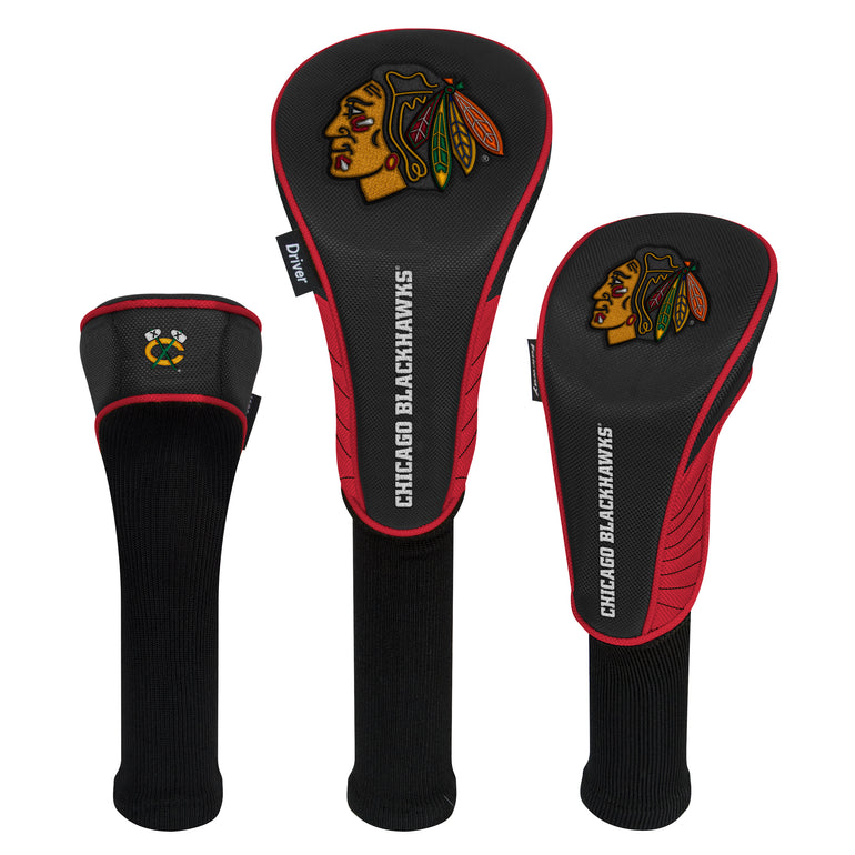 NHL Team Effort Chicago Blackhawks Set of 3 Headcovers