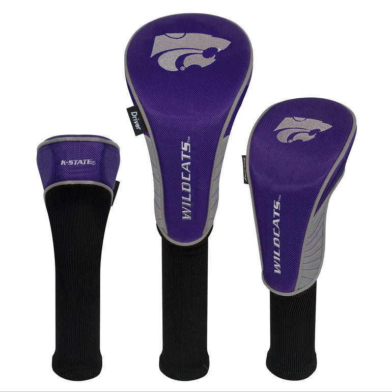 NCAA Team Effort Kansas State Wildcats Set of 3 Headcovers