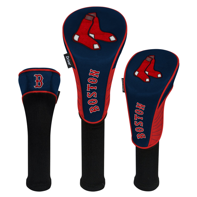 MLB Team Effort Boston Red Sox Set of 3 Headcovers