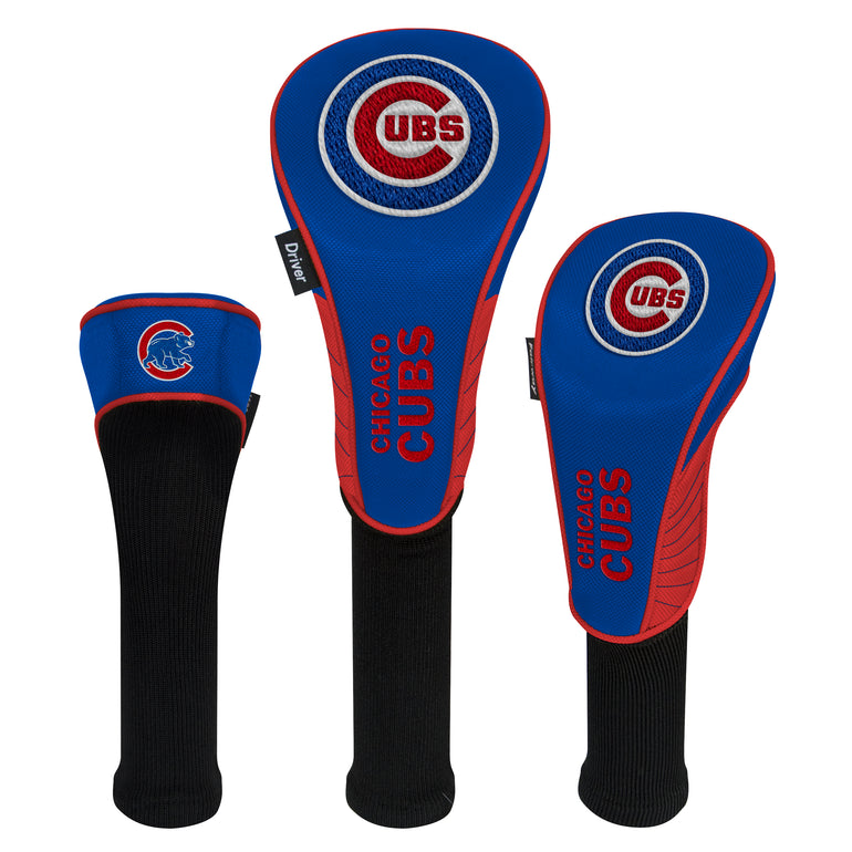 MLB Team Effort Chicago Cubs Set of 3 Headcovers
