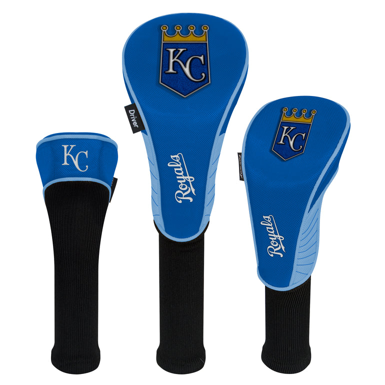 MLB Team Effort Kansas City Royals Set of 3 Headcovers