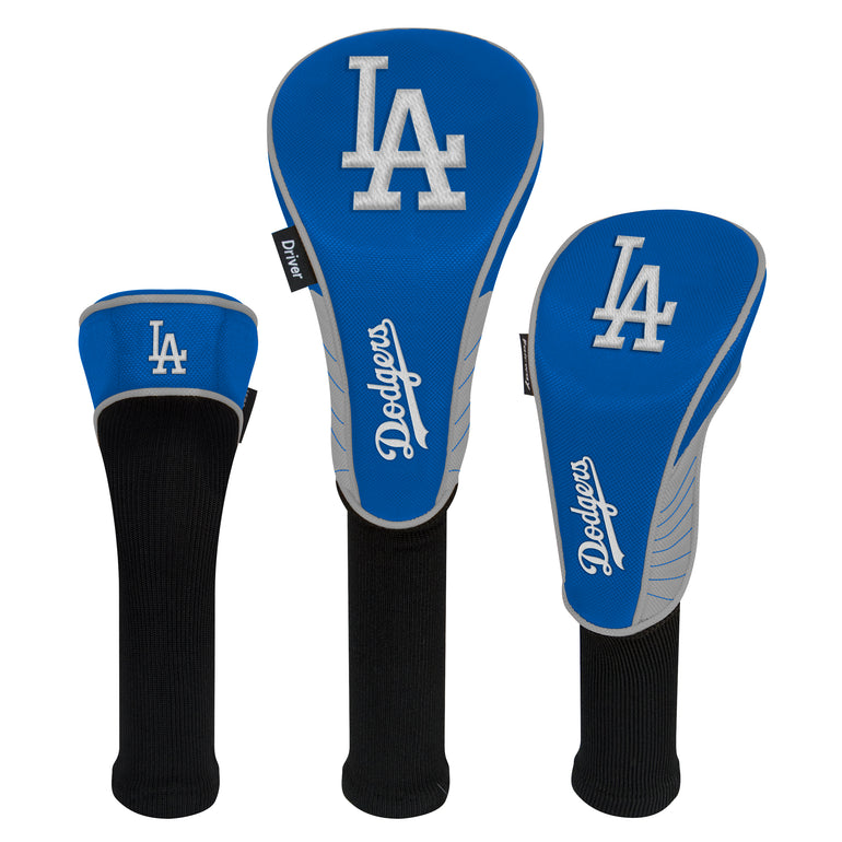 MLB Team Effort Los Angeles Dodgers Set of 3 Headcovers