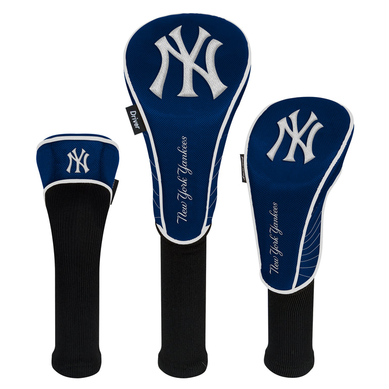 MLB Team Effort New York Yankees Set of 3 Headcovers