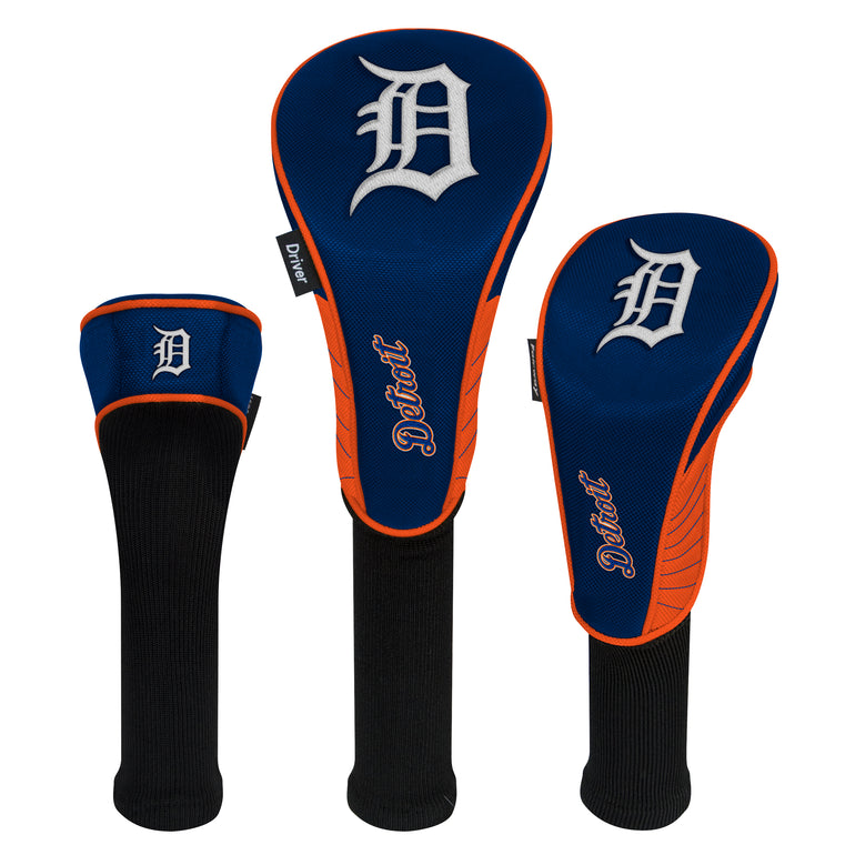 MLB Team Effort Detroit Tigers Set of 3 Headcovers