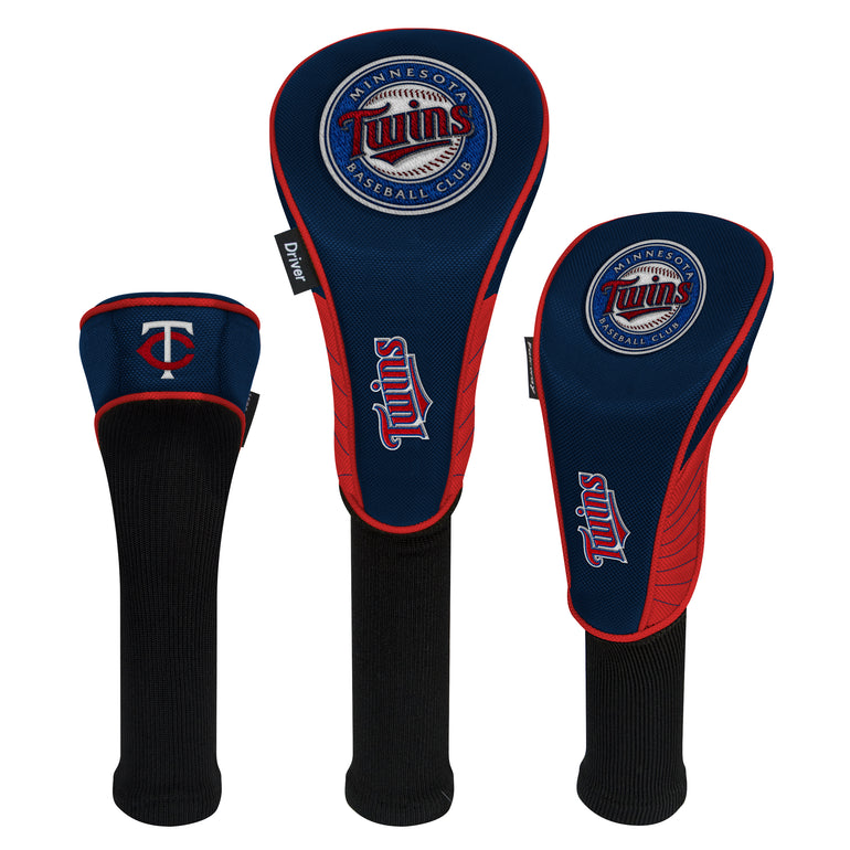 MLB Team Effort Minnesota Twins Set of 3 Headcovers