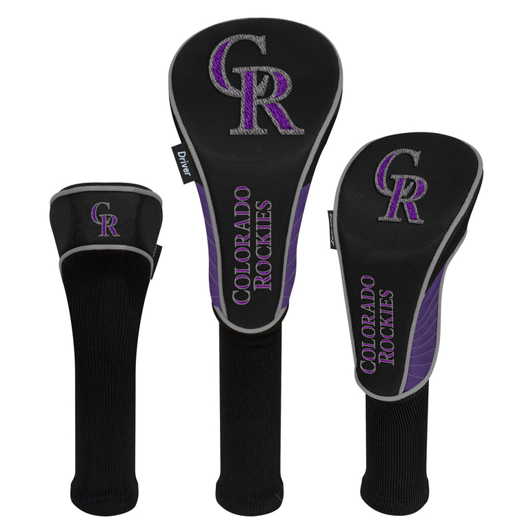 MLB Team Effort Colorado Rockies Set of 3 Headcovers