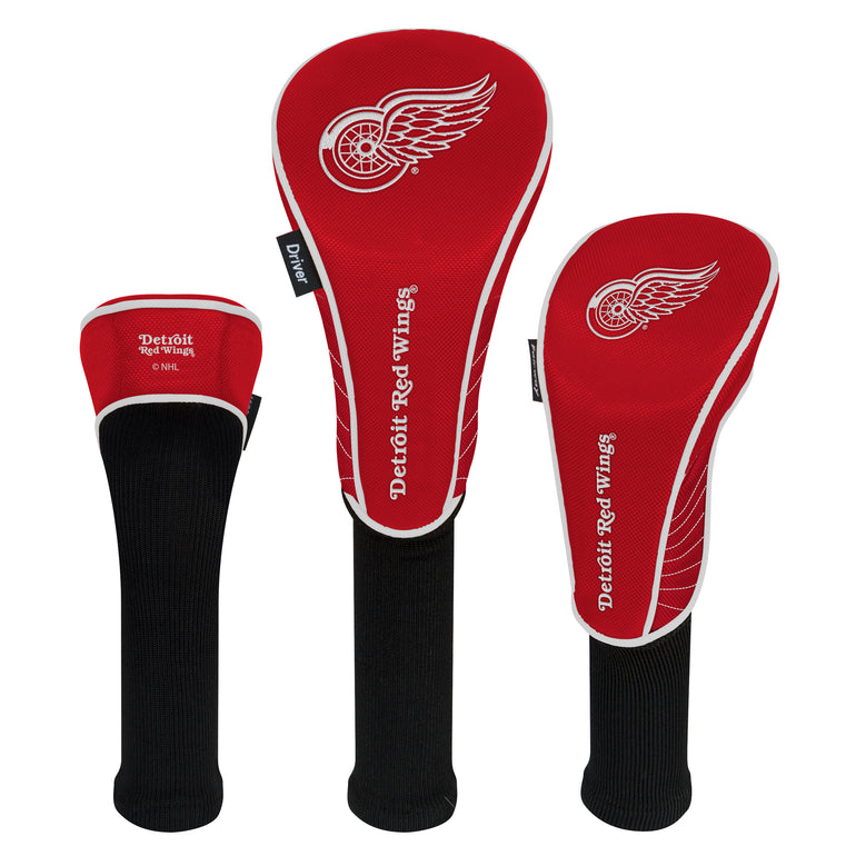 NHL Team Effort Detroit Red Wings Set of 3 Headcovers