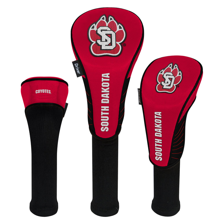 NCAA Team Effort University of South Dakota Coyotes Set of 3 Headcovers