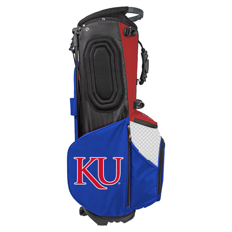 NCAA Team Effort Back Nine Kansas Jayhawks Stand Bag