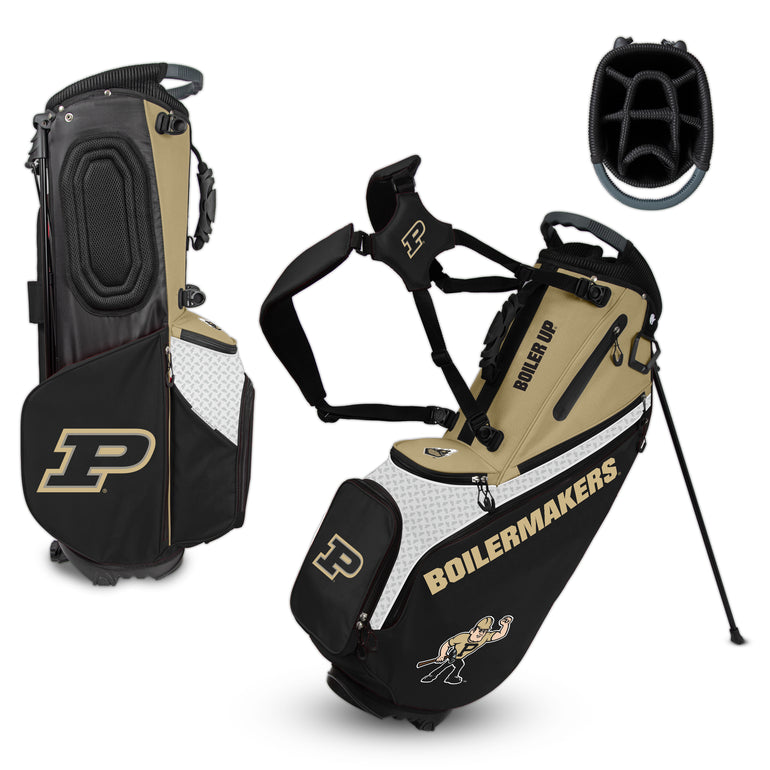 NCAA Team Effort Back Nine Purdue Boilermakers Stand Bag