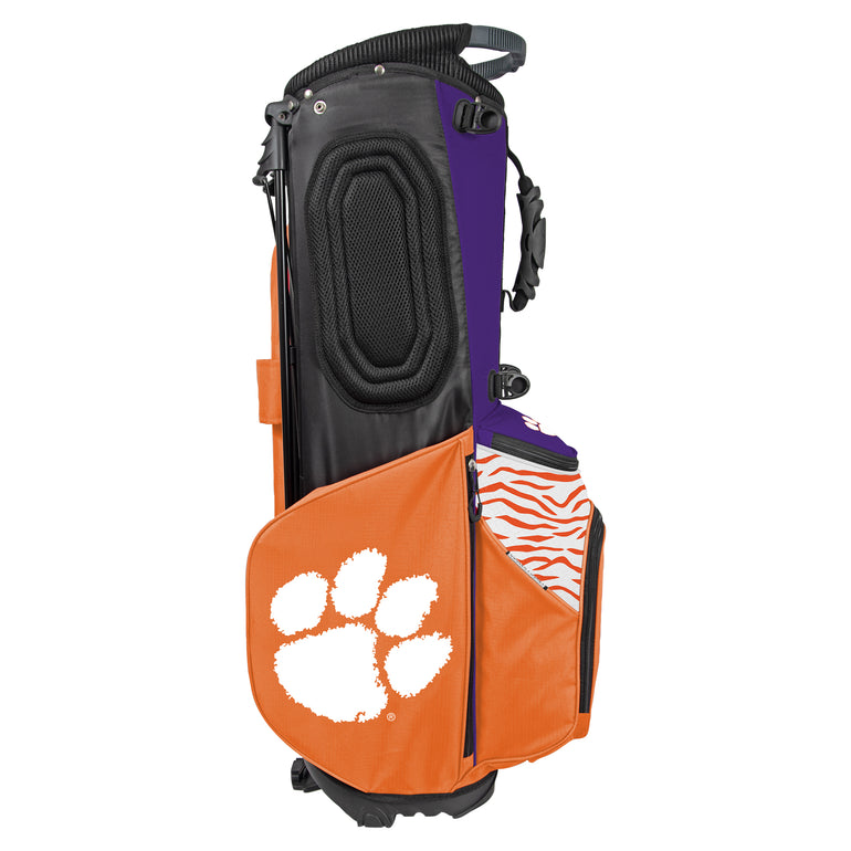 NCAA Team Effort Back Nine Clemson Tigers Stand Bag