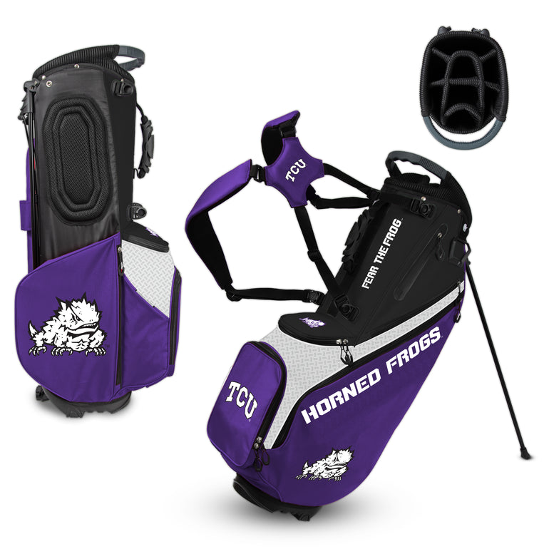 NCAA Team Effort Back Nine TCU Horned Frogs Stand Bag