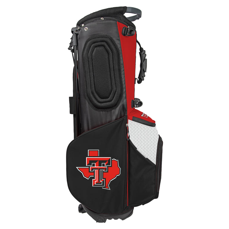 NCAA Team Effort Back Nine Texas Tech Red Raiders Stand Bag