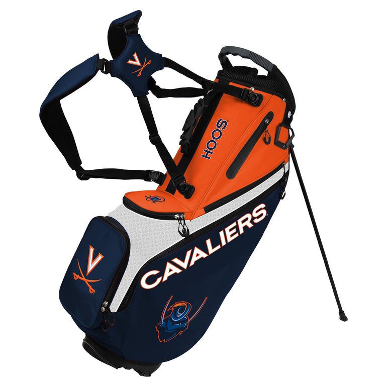 NCAA Team Effort Back Nine Virginia Cavaliers Stand Bag