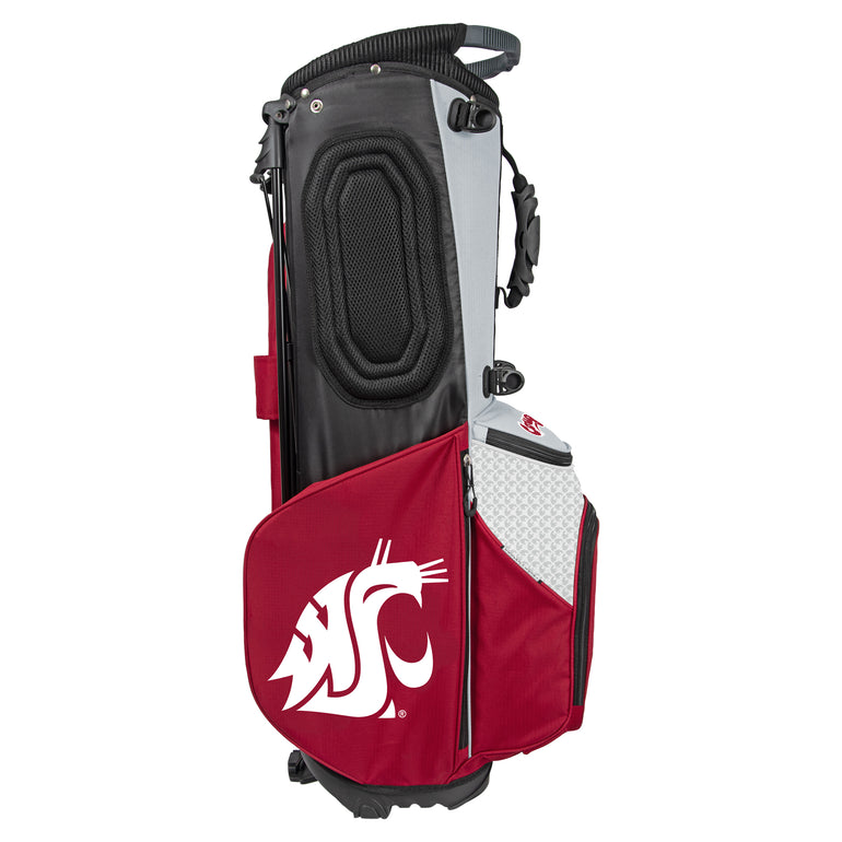 NCAA Team Effort Back Nine Washington State Cougars Stand Bag