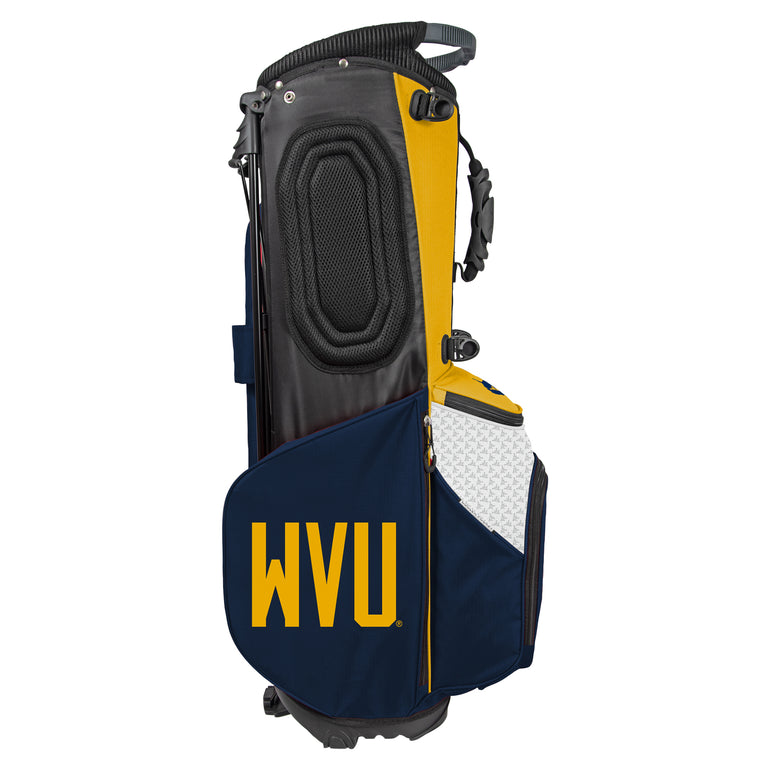 NCAA Team Effort Back Nine West Virginia Mountaineers Stand Bag