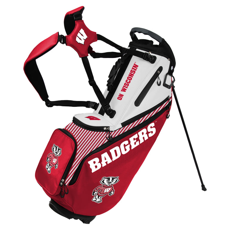 NCAA Team Effort Back Nine Wisconsin Badgers Stand Bag