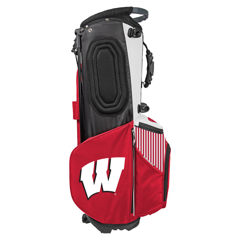 NCAA Team Effort Back Nine Wisconsin Badgers Stand Bag
