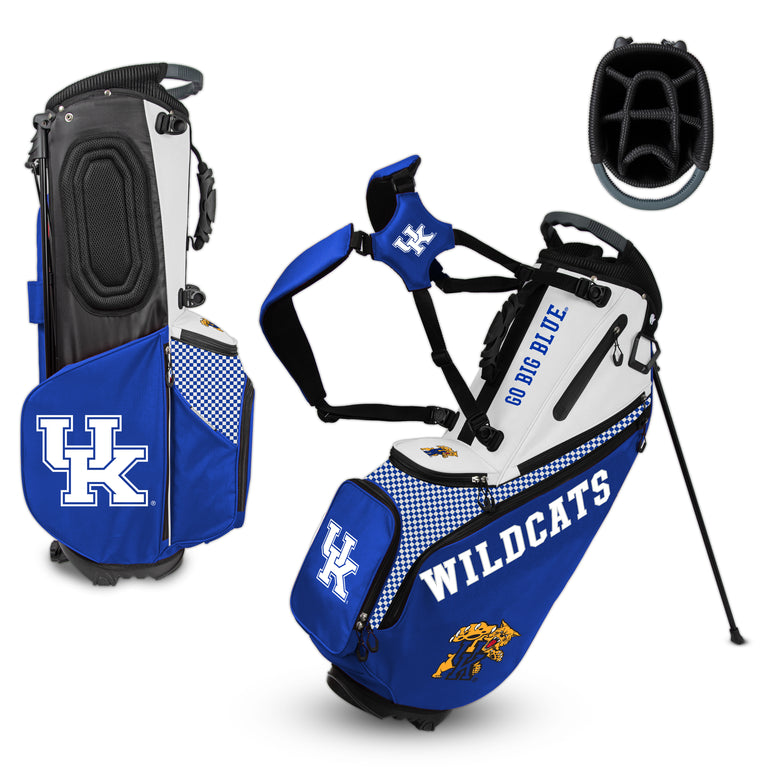 NCAA Team Effort Back Nine Kentucky Wildcats Stand Bag