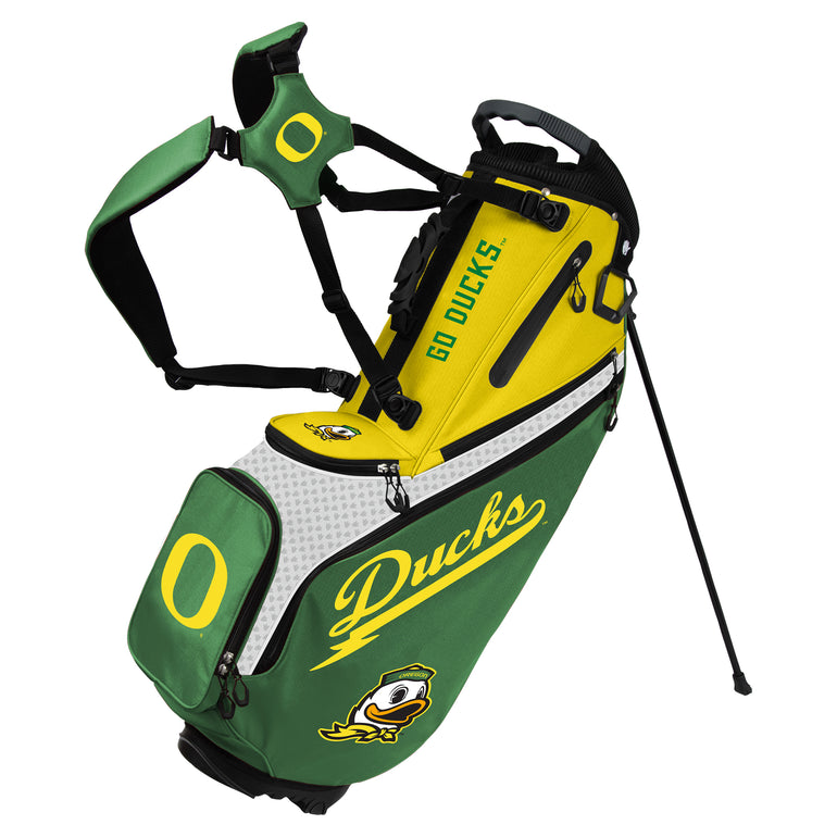 NCAA Team Effort Back Nine Oregon Ducks Stand Bag