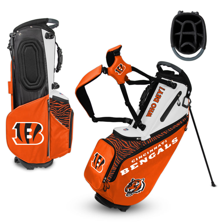 NFL Team Effort Back Nine Cincinnati Bengals Stand Bag